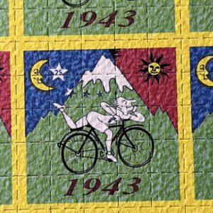 Hofmann Bike Day (Bicycle Day)  | Blotter Art | 22,5 x 18 cm (500 Tabs)