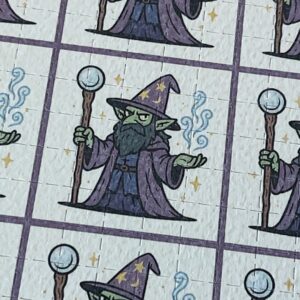 Goblin Wizard | Blotter Art | 22,5 x 18 cm (500 Tabs)